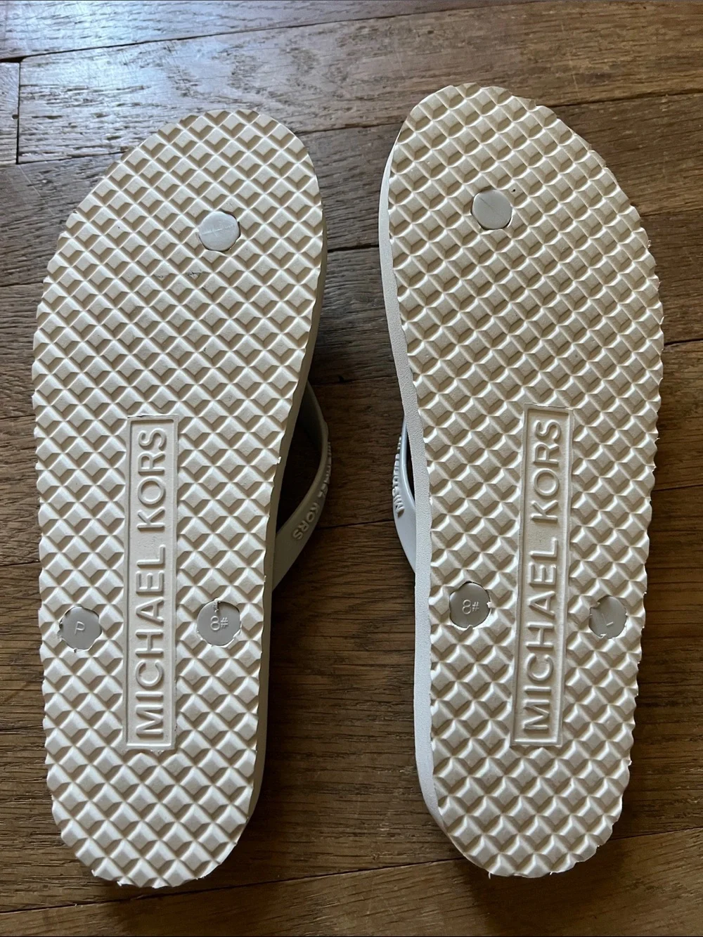 MICHAEL KORS Women's Logo Flip Flops